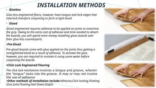 Flooring & Its Types DETAIL PRESENTATION | PPTX