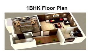 1BHK Floor Plan
 