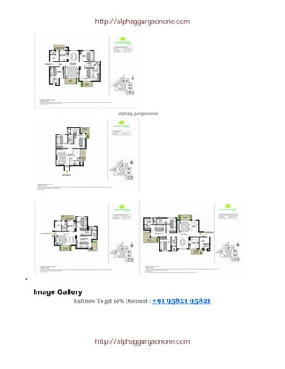 Floor plan of alpha g gurgaon one project | PDF