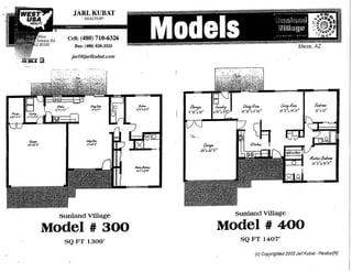 Sunland Village Floor Plans