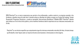 FLOORTIME. MODELO DE INTERVENCIÓN EN TEA | PPTX
