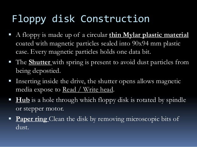 How to write on floppy disks