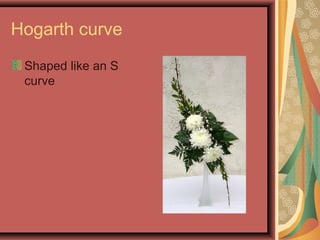Hogarth curve
Shaped like an S
curve
 