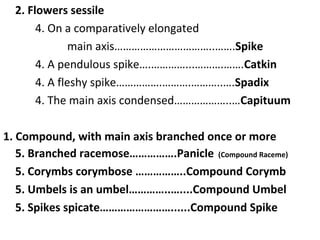 Structure of the flower | PPT