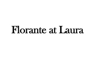 Florante at Laura
 