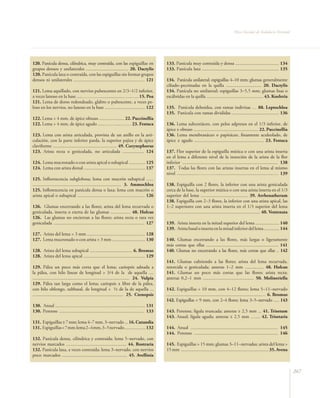 Flora Vascular de Andalucía Oriental




120. Panícula densa, cilíndrica, muy contraída, con las espiguillas en                          133. Panícula muy contraída y densa ..................................... 134
grupos densos y unilaterales .................................... 20. Dactylis                  133. Panícula laxa ................................................................. 135
120. Panícula laxa o contraída, con las espiguillas sin formar grupos
densos ni unilaterales ............................................................ 121         134. Panícula unilateral; espiguillas 4–10 mm; glumas generalmente
                                                                                                ciliado–pectinadas en la quilla .............................. 20. Dactylis
121. Lema aquillado, con nervios pubescentes en 2/3–1/2 inferior,                               134. Panícula no unilateral; espiguillas 3–5,5 mm; glumas lisas o
a veces lanoso en la base ....…………....................…..….. 15. Poa                            escábridas en la quilla ................................................ 43. Koeleria
121. Lema de dorso redondeado, glabro o pubescente, a veces pe-
loso en los nervios, no lanoso en la base .................................. 122                135. Panícula deltoidea, con ramas indivisas … 88. Leptochloa
                                                                                                135. Panícula con ramas divididas ........................................ 136
122. Lema < 4 mm, de ápice obtuso ..................... 22. Puccinellia
122. Lema > 4 mm, de ápice agudo .......…….....…… 23. Festuca                                   136. Lema subcoriáceo, con pelos adpresos en el 1/3 inferior, de
                                                                                                ápice ± obtuso ....................................................... 22. Puccinellia
123. Lema con arista articulada, provista de un anillo en la arti-                              136. Lema membranáceo o papiráceo, finamente aculeolado, de
culación, con la parte inferior parda, la superior pajiza y de ápice                            ápice ± agudo ........................................................... 23. Festuca
claviforme ...................................................... 49. Corynephorus
123. Arista recta o geniculada, no articulada .................. 124                            137. Flor superior de la espiguilla mútica o con una arista inserta
                                                                                                en el lema a diferente nivel de la inserción de la arista de la flor
124. Lema mucronado o con arista apical o subapical .............. 125                          inferior ................................................................................. 138
124. Lema con arista dorsal .................................................... 137            137. Todas las flores con las aristas insertas en el lema al mismo
                                                                                                nivel .................……….…................................................… 139
125. Inflorescencia subglobosa; lema con mucrón subapical ......
........................................................................... 3. Ammochloa        138. Espiguilla con 2 flores, la inferior con una arista geniculada
125. Inflorescencia en panícula densa o laxa; lema con mucrón o                                 cerca de la base, la superior mútica o con una arista inserta en el 1/3
arista apical o subapical ......................................................... 126         superior del lema ........................................ 39. Arrhenatherum
                                                                                                138. Espiguilla con 2–3 flores, la inferior con una arista apical, las
126. Glumas encerrando a las flores; arista del lema recurvada o                                1–2 superiores con una arista inserta en el 1/3 superior del lema
geniculada, inserta o exerta de las glumas ................. 48. Holcus                         ............................................................................... 40. Ventenata
126. Las glumas no encierran a las flores; arista recta o rara vez
geniculada ............................................................................. 127    139. Arista inserta en la mitad superior del lema .................... 140
                                                                                                139. Arista basal o inserta en la mitad inferior del lema ............. 144
127. Arista del lema > 3 mm ................................................. 128
127. Lema mucronado o con arista < 3 mm ............................ 130                        140. Glumas encerrando a las flores, más largas o ligeramente
                                                                                                más cortas que ellas ............................................................. 141
128. Arista del lema subapical .................................... 6. Bromus                   140. Glumas no encerrando a las flores, más cortas que ellas .. 142
128. Arista del lema apical .................................................... 129
                                                                                                141. Glumas cubriendo a las flores; arista del lema recurvada,
129. Pálea un poco más corta que el lema; cariopsis adnada a                                    retorcida o geniculada; anteras 1–2 mm ................ 48. Holcus
la pálea, con hilo linear de longitud > 3/4 de la de aquella ....                               141. Glumas un poco más cortas que las flores; arista recta;
.................................................................................. 24. Vulpia   anteras 0,2–1 mm ........................................... 50. Molineriella
129. Pálea tan larga como el lema; cariopsis ± libre de la pálea,
con hilo oblongo, subbasal, de longitud < ½ de la de aquella ...                                142. Espiguillas > 10 mm, con 4–12 flores; lema 5–11–nervado
............................................................................. 25. Ctenopsis     ................................................................................… 6. Bromus
                                                                                                142. Espiguillas < 9 mm, con 2–4 flores; lema 3–5–nervado ..... 143
130. Anual ............................................................................ 131
130. Perenne ........................................................................ 133       143. Perenne; lígula truncada; anteras ≥ 2,5 mm ... 41. Trisetum
                                                                                                143. Anual; lígula aguda; anteras ≤ 2,5 mm ….... 42. Trisetaria
131. Espiguillas ≥ 7 mm; lema 4–7 mm, 3–nervado ... 16. Cutandia
131. Espiguillas < 7 mm; lema 2–4 mm, 3–5 nervado .................. 132                        144. Anual .......................................................................... 145
                                                                                                144. Perenne ....................................................................... 146
132. Panícula densa, cilíndrica y contraída; lema 5–nervado, con
nervios marcados ................................................... 44. Rostraria              145. Espiguillas > 15 mm; glumas 3–11–nervadas; arista del lema >
132. Panícula laxa, a veces contraída; lema 3–nervado, con nervios                              15 mm .......................................................................... 35. Avena
poco marcados ....................................................... 45. Avellinia


                                                                                                                                                                                                 267
 