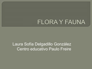 Laura Sofía Delgadillo González
Centro educativo Paulo Freire
 