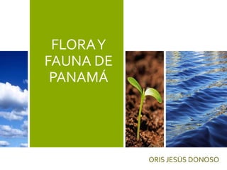 FLORAY
FAUNA DE
PANAMÁ
ORIS JESÚS DONOSO
 
