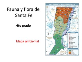 Fauna y flora de
   Santa Fe
    4to grado



    Mapa ambiental
 