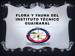 FLORA Y FAUNA DEL
INSTITUTO TÉCNICO
GUAIMARAL
 