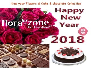 New year Flowers & Cake & chocolate Collection
 