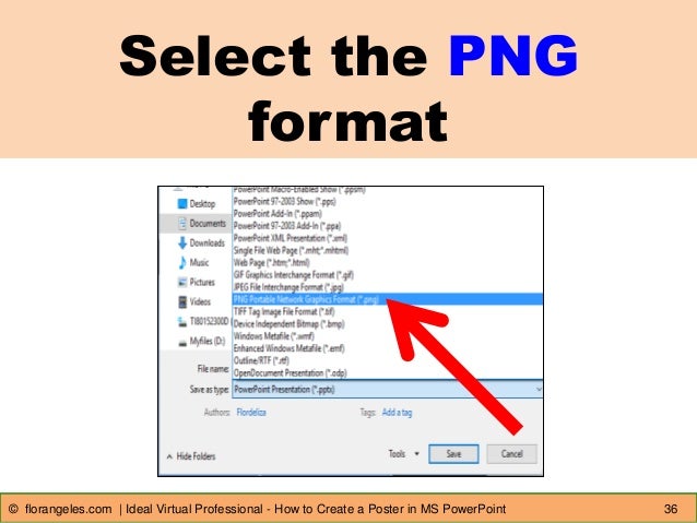 create poster in powerpoint