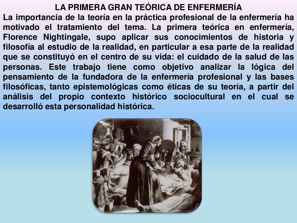 TEORIA DE FLORENCE NIGHTINGALE