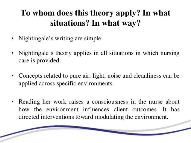florence nightingale environmental theory florence nightingale environmental theory