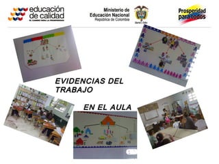 EVIDENCIAS DEL
TRABAJO

     EN EL AULA
 