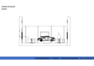 STAND PEUGEOT
CORTE
“SHOWROOM Y STAND CONSECIONARIA P E U G E O T”“SHOWROOM Y STAND CONSECIONARIA P E U G E O T”
 