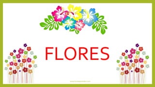 www.tumeaprendes.com
FLORES
 