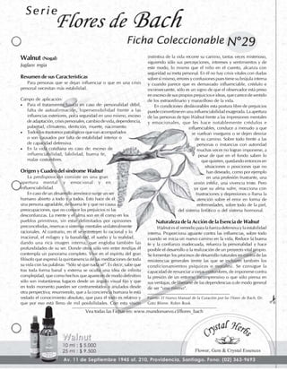 Flores de Bach - Fichas