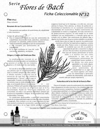 Flores de Bach - Fichas