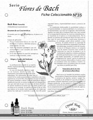 Flores de Bach - Fichas