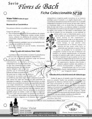 Flores de Bach - Fichas