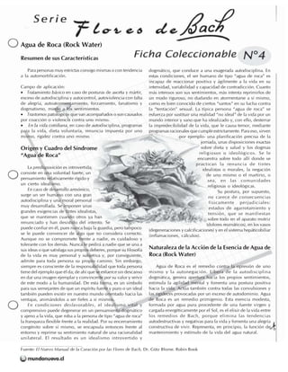 Flores de Bach - Fichas