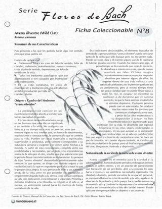 Flores de Bach - Fichas