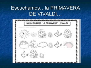 Escuchamos…la PRIMAVERAEscuchamos…la PRIMAVERA
DE VIVALDI…DE VIVALDI…
 