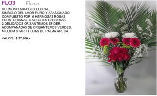 Jarrón de cristal - Floristería y arte floral. La Jara Valladolid.