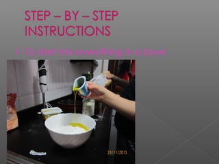 1- To start mix everything in a bowl.

 