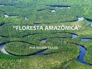 “FLORESTA AMAZÔNICA”
Prof. KELSON DA LUZ;

 