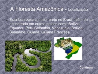 Floresta amazônica e a mata atlântica slide do 5º ano | PPSX