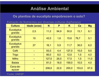 Florestas Comerciais - Sequestro de Carbono e Impactos Ambientais