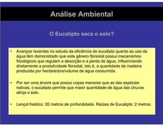 Florestas Comerciais - Sequestro de Carbono e Impactos Ambientais