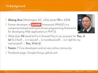Yii - Next level PHP Framework von Florian Facker | PDF