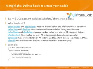 Yii - Next level PHP Framework von Florian Facker | PDF