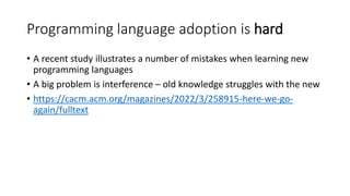 Rust and the coming age of high integrity languages | PPT