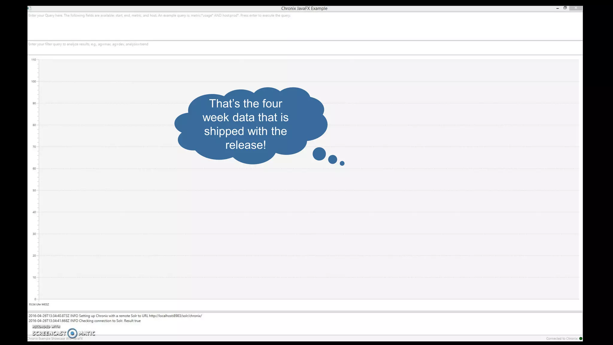 That’s the four
week data that is
shipped with the
release!
 