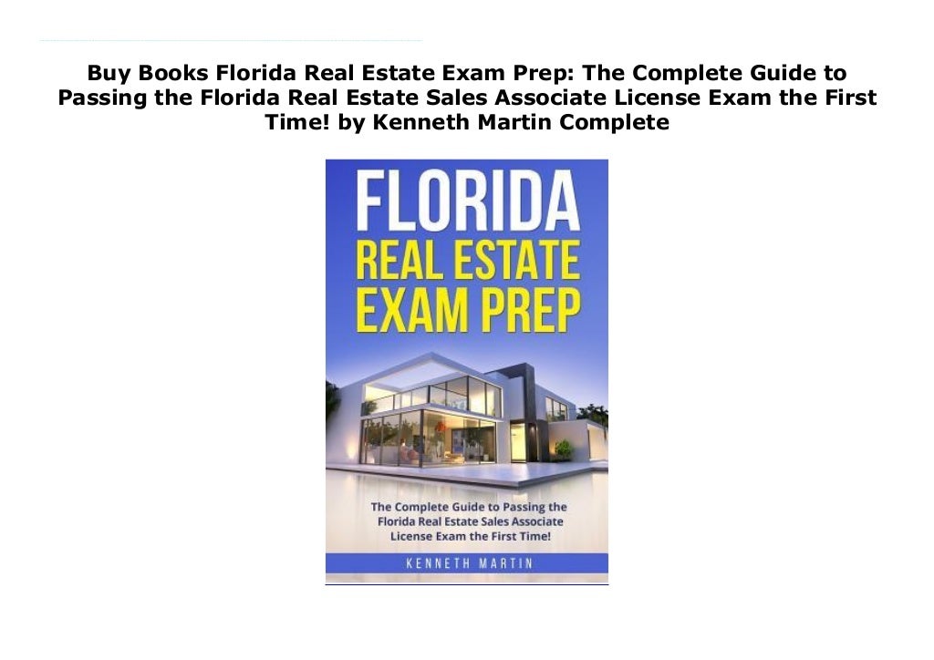 Buy Books Florida Real Estate Exam Prep The Complete Guide to Passing