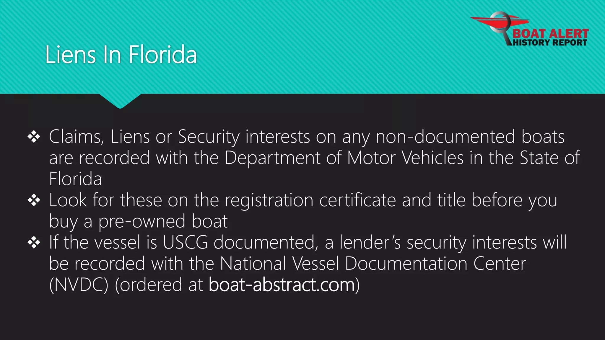 Florida boat registration ppt