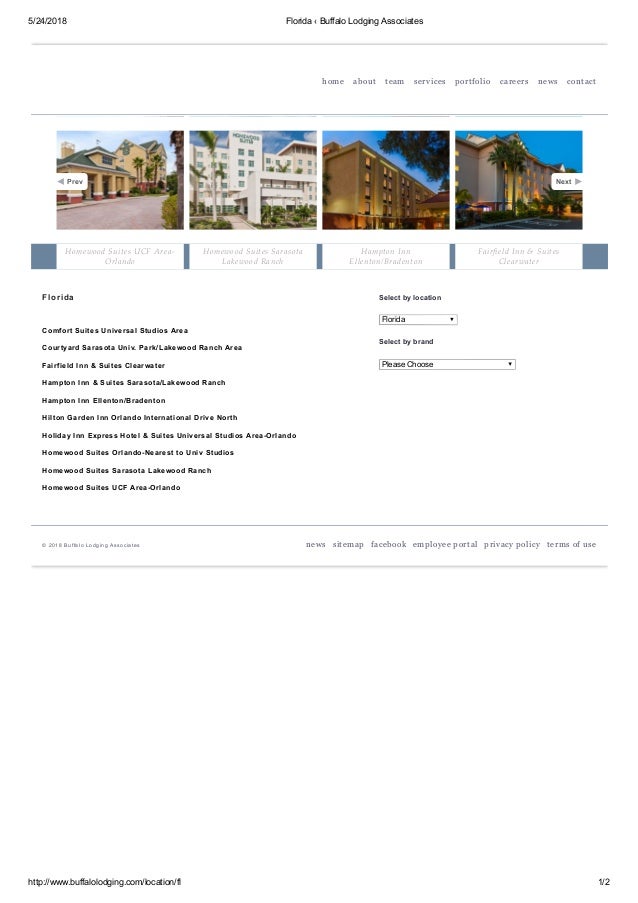 Florida Buffalo Lodging Associates