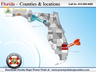Powerpoint Florida State Florida Maps Power Point Templates | PPTX