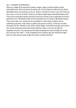 Florida New Car Return Law