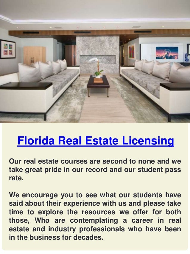 Florida real estate license - 웹