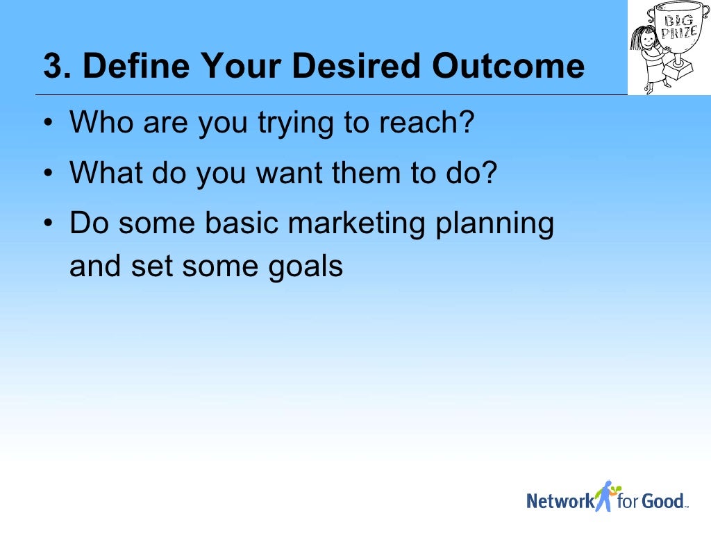 3. Define Your Desired