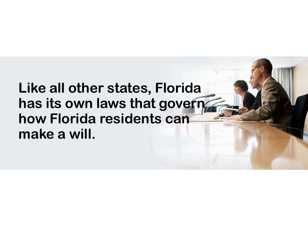 Florida Wills Requirements and Commonly Asked Questions