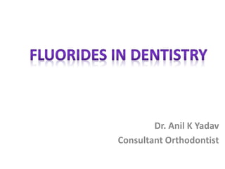 Dr. Anil K Yadav
Consultant Orthodontist
 