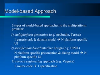Graceful Degradation of User Interfaces as a Design Method for ...