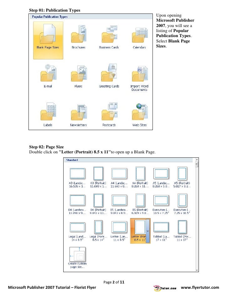 microsoft publisher flyers