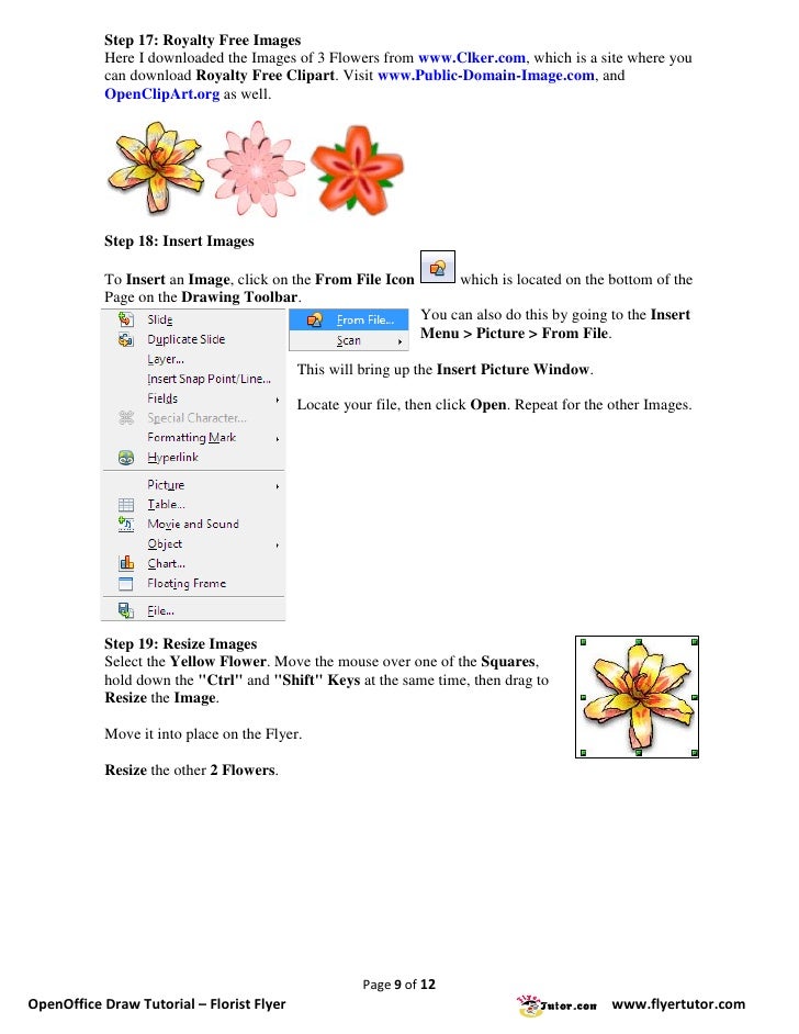 using openoffice draw tutorial